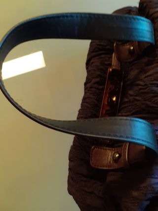 Borsa Krizia tessuto e pelle viola