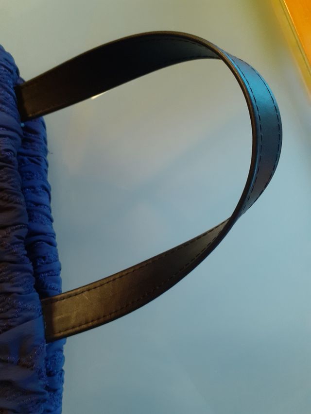 Borsa Krizia tessuto e pelle viola