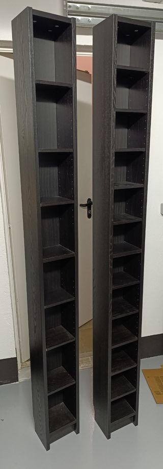 Estanterías Ikea Gnedby Negras