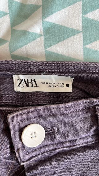 Pantalones vaqueros anchos morados