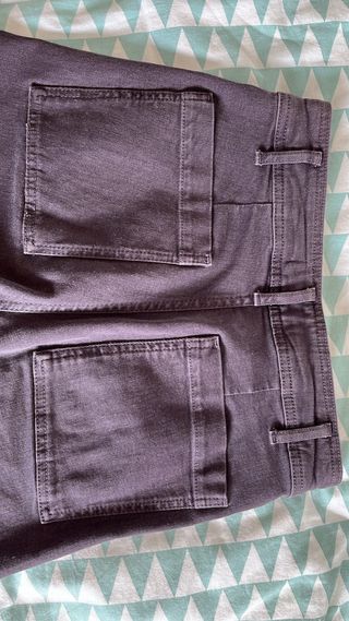 Pantalones vaqueros anchos morados
