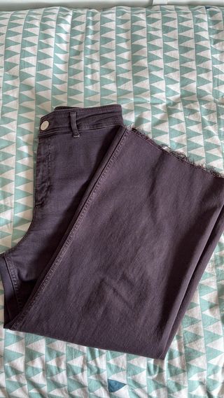 Pantalones vaqueros anchos morados