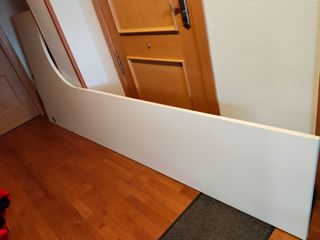 Encimera de escritorio de madera blanca