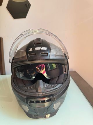 Casco Ls2 Scope Talla S y Guantes talla M Dainesse