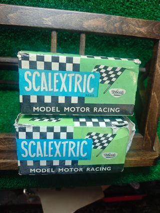 Scalextrics cajas vacías Ferrari Ford GT