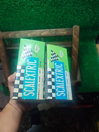Scalextrics cajas vacías Ferrari Ford GT