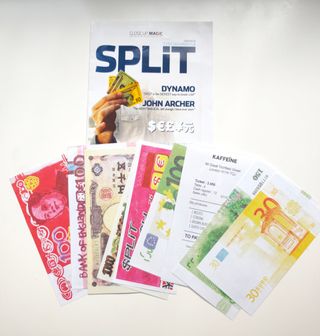 Split Cash Close Up Magic cambio visual