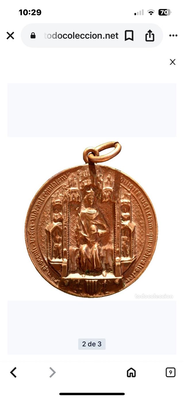 Medalla bronce boca Florals BCN 1908