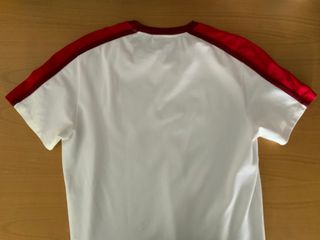 Camiseta Lacoste Blanca y Roja