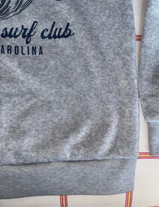 Sudadera Outer Banks Beach & Surf Club Gris