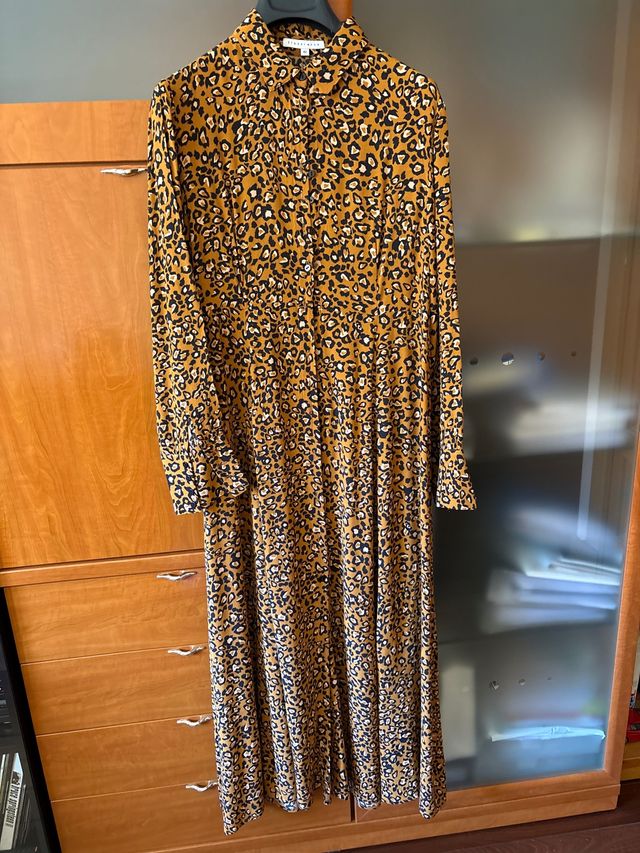 Vestido Tintoretto Animal Print Talla 42