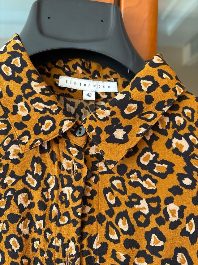 Vestido Tintoretto Animal Print Talla 42