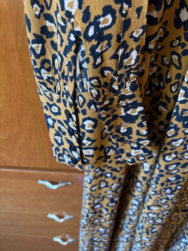 Vestido Tintoretto Animal Print Talla 42