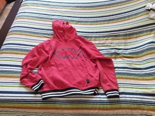 Felpa uomo rossa con stampa