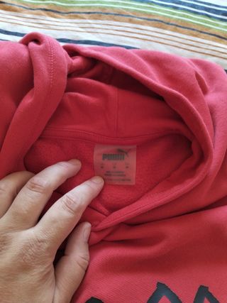 Felpa uomo rossa con stampa