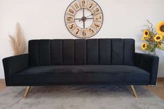 Sofá Cama, Bogotá Negro*. Cómodo*. EN OFERTA!