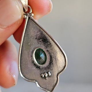 Colgante Plata 925 Esmeralda