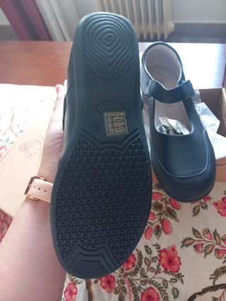 Zapatos colegiales azul marino 37
