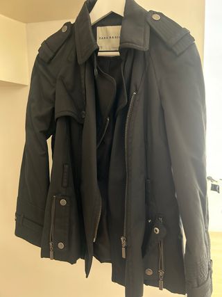 Chaqueta Zara Negra Mujer