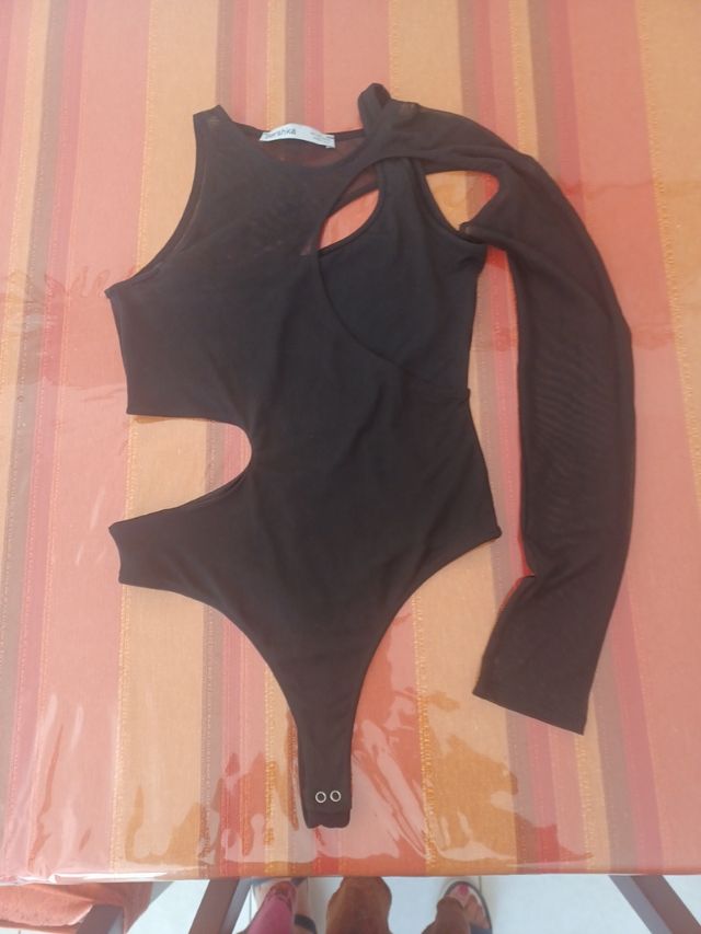 Body monospalla Bershka nero