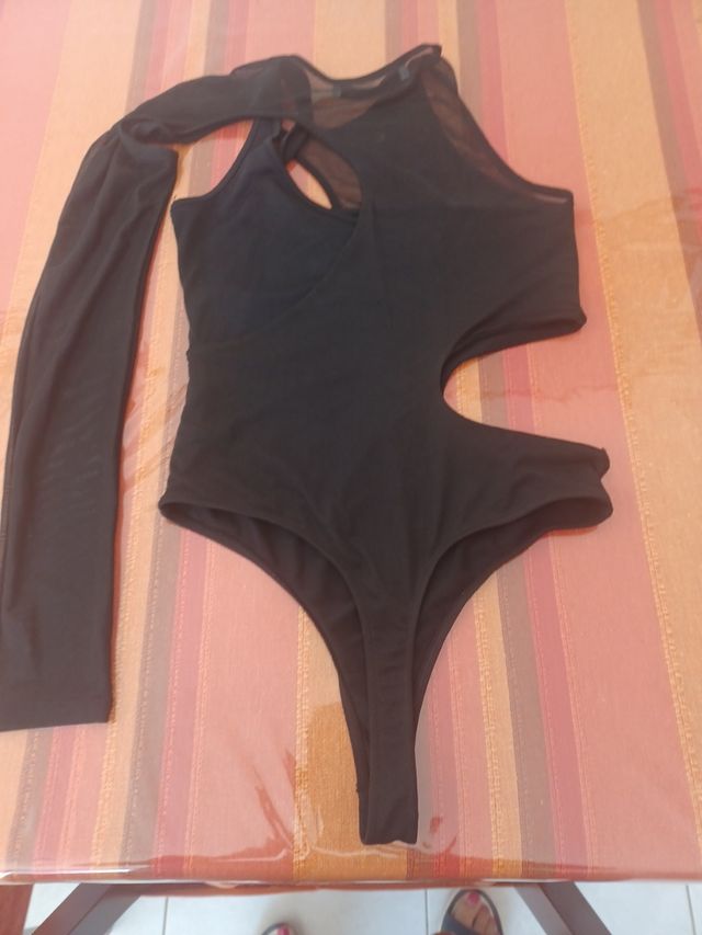 Body monospalla Bershka nero