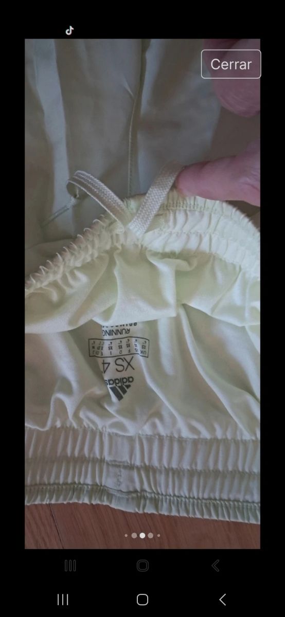 Pantalón corto deportivo Adidas  Talla XS