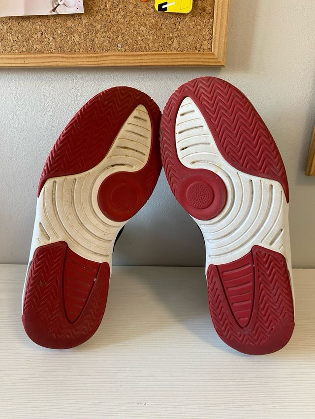 Zapatillas Air Jordan Negras y Rojas