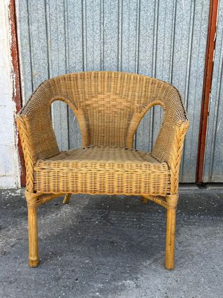 Silla Ratán AGEN Ikea Marrón