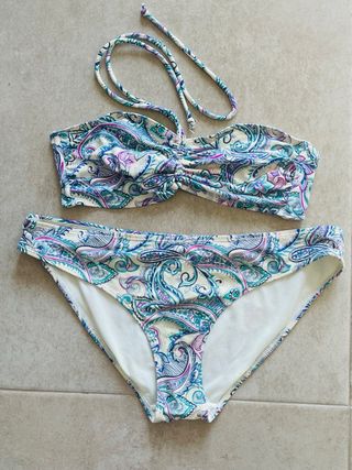 Bikini Bandeau Estampado Paisley