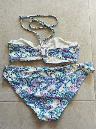 Bikini Bandeau Estampado Paisley