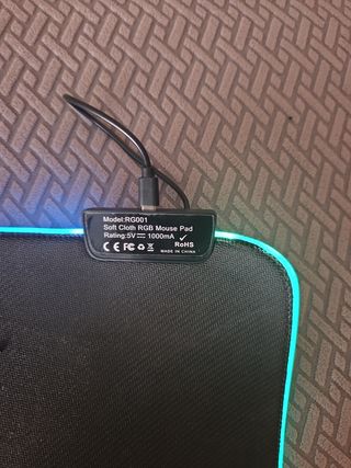 Alfombrilla Gaming LED RGB
