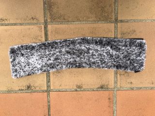 Abrigo de plumas de señora negro