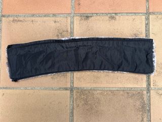 Abrigo de plumas de señora negro