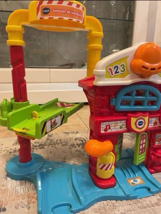 Set de vías y túnel para coches