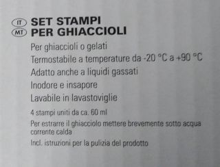 Stampi per ghiaccioli ERNESTO in silicone