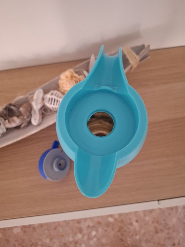 Termo azul y turquesa