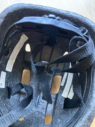 Casco bici infantil azul con dibujos