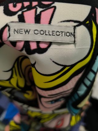 Vestito donna stile fumetto pop art