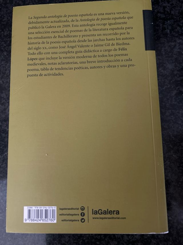 Segunda antología de poesía española