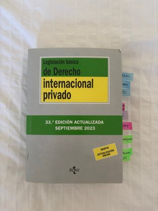 Legislación básica de Derecho Internacional pri...
