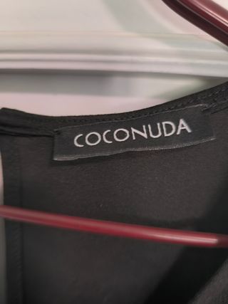 Abito lungo Coconuda nero e blu