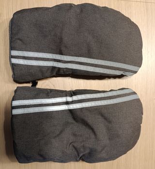 Guantes para cochecito gris