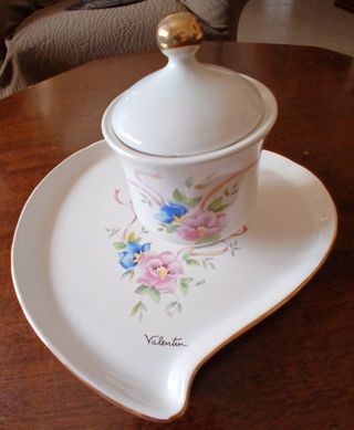 Set Piatto Cuore e Zuccheriera