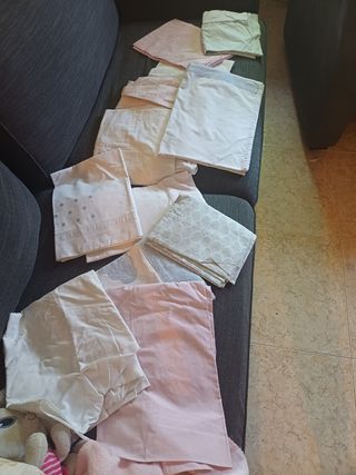 Lote Ropa de Cuna: Sábanas y Colchas