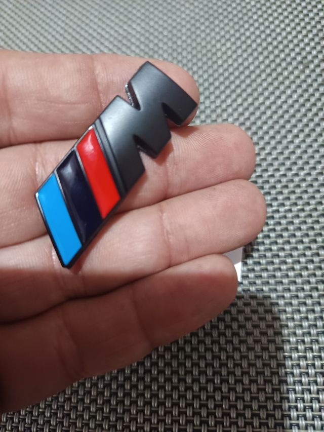 Insignias BMW M Negras Metal