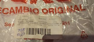 Tapón Válvula Cestilla Fregadero