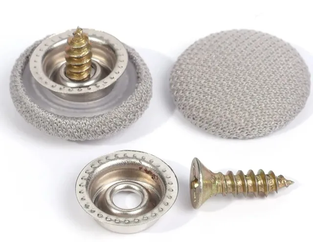 Clips Fijación Tela Techo + Tornillos