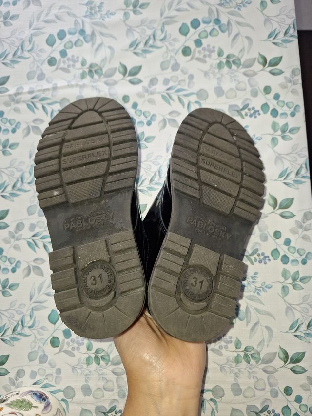 Zapato Pablosky Azul Brillante talla 31