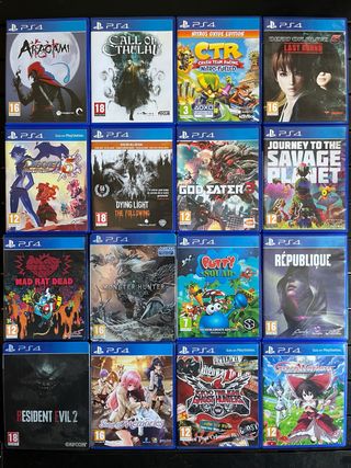 Juegos PS4 20€/unidad