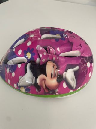 Casco Infantil Minnie Mouse Rosa